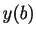 $y(b)$